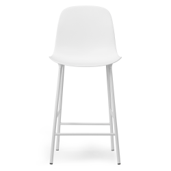 Chaise de bar Form - Blanc - 65 cm ou 75 cm - Normann Copenhagen