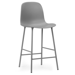 Chaise de bar Form - Gris - 65 cm or 75 cm - Normann Copenhagen