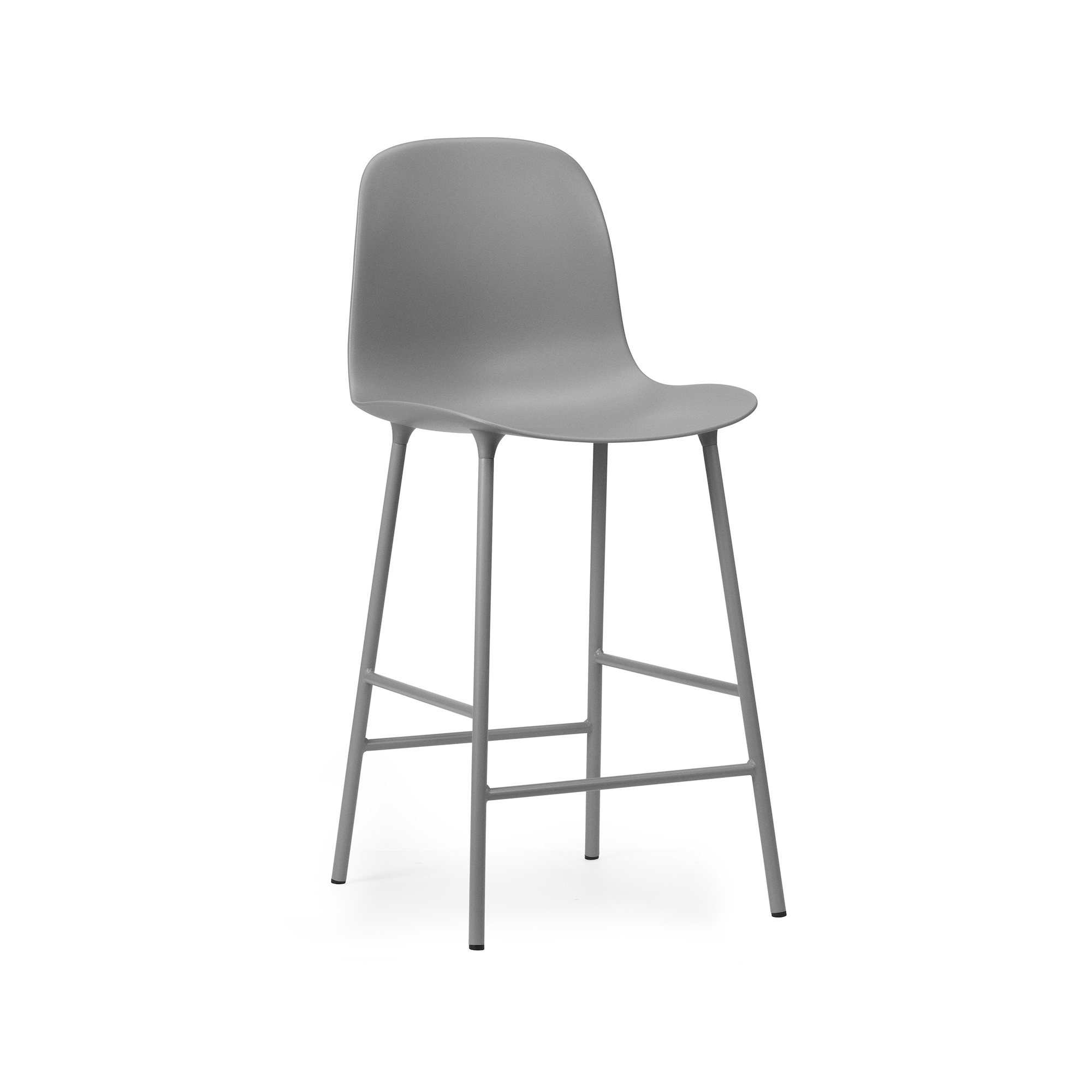 Chaise de bar Form - Gris - 65 cm or 75 cm - Normann Copenhagen