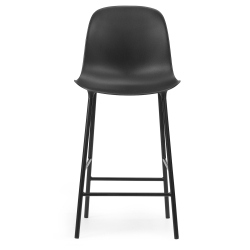 Chaise de bar Form - Noir - 65 cm ou 75 cm - Normann Copenhagen