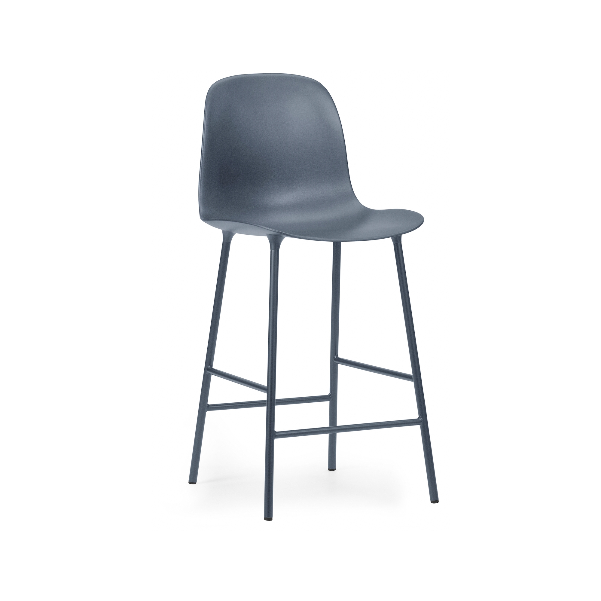 Chaise de bar Form - Bleu - 65 cm ou 75 cm - Normann Copenhagen