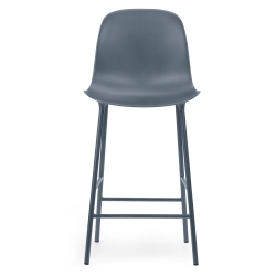 Chaise de bar Form - Bleu - 65 cm ou 75 cm - Normann Copenhagen