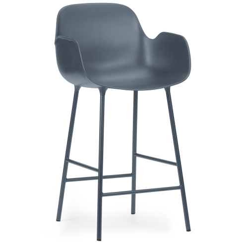 Form Bar Armchair - Blue - 65 cm or 75 cm - Normann Copenhagen