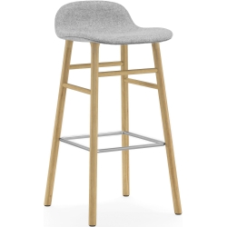 Tabouret de bar Form, pieds bois – Synergy 16 + Chêne - Normann Copenhagen