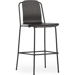 Chaise de bar Studio sans accoudoir – Noir