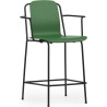 Chaise de bar Studio avec accoudoirs – Vert