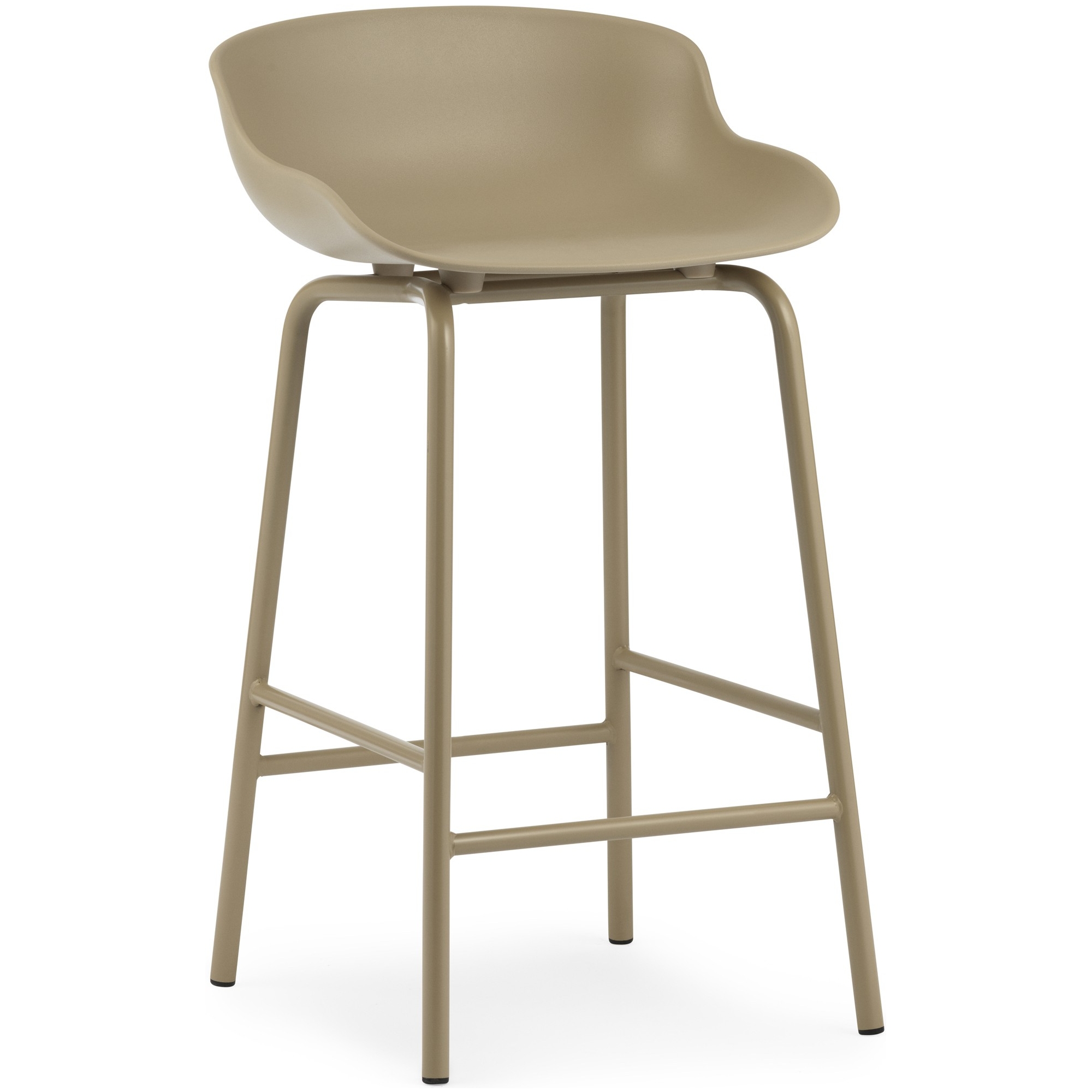 Hyg Barstool, metal legs – Sand - Normann Copenhagen