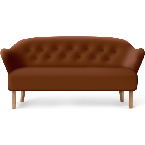 SOLD OUT - Ingeborg Sofa – Camo Cognac leather + Natural oak - Audo Copenhagen