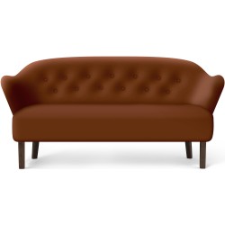 SOLD OUT - Ingeborg Sofa – Camo Cognac leather + Dark stained oak - Audo Copenhagen