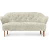 Ingeborg Sofa – Green Tea Sheepskin + Natural oak - Audo Copenhagen