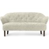 Ingeborg Sofa – Green Tea Sheepskin + Dark stained oak - Audo Copenhagen