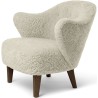 Ingeborg Lounge chair – Green Tea Sheepskin + Dark stained oak - Audo Copenhagen