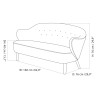 Ingeborg Sofa – Honey Sheepskin + Dark stained oak - Audo Copenhagen