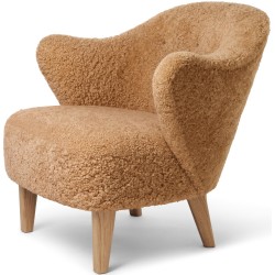 Fauteuil Ingeborg – Peau de mouton Honey + Chêne naturel - Audo Copenhagen