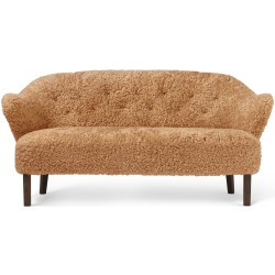 Ingeborg Sofa – Honey Sheepskin + Dark stained oak - Audo Copenhagen