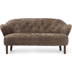 Ingeborg Sofa – Sahara Sheepskin + Dark stained oak - Audo Copenhagen