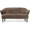 Ingeborg Sofa – Sahara Sheepskin + Dark stained oak - Audo Copenhagen