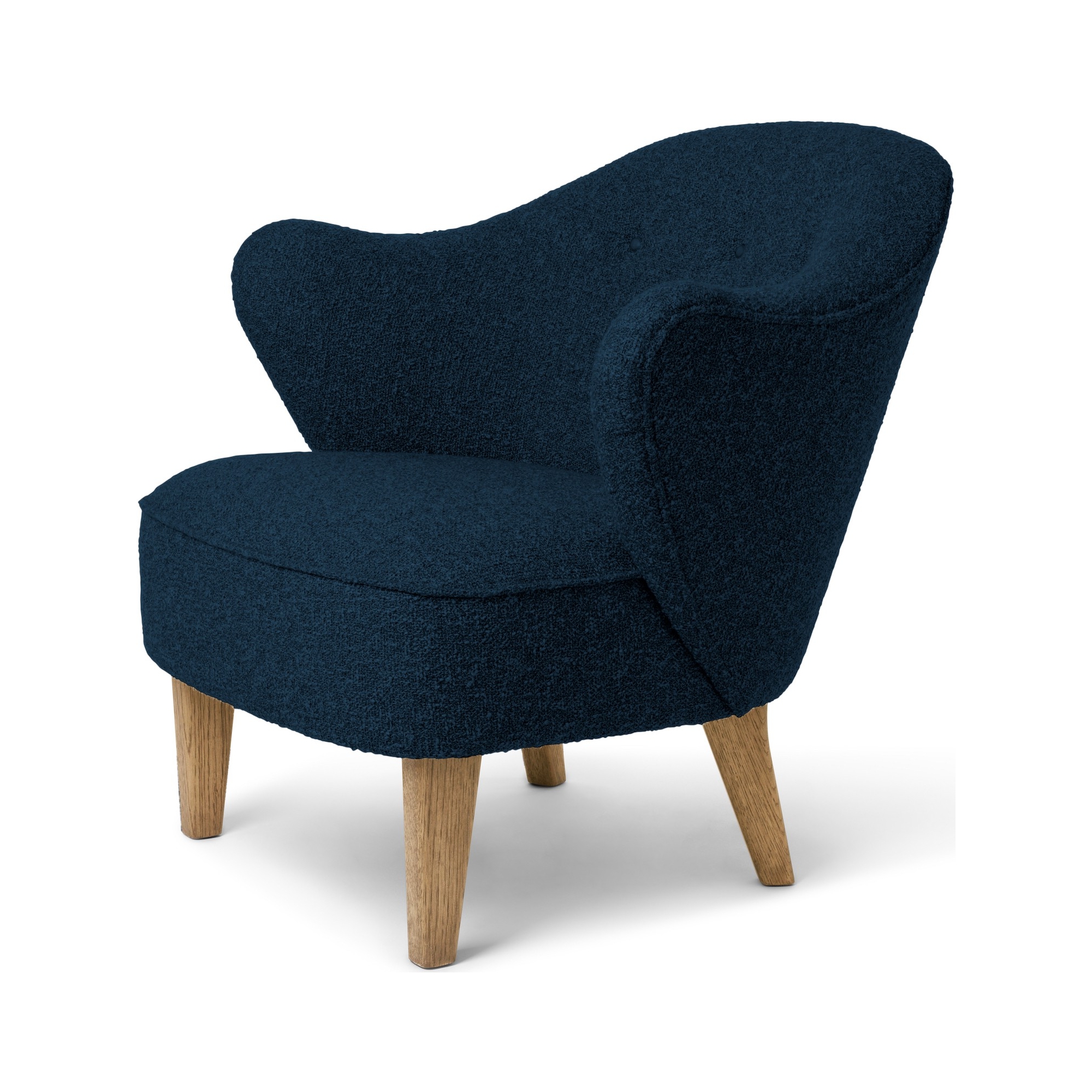 Fauteuil Ingeborg – Tissu Zero 006 + Chêne naturel - Audo Copenhagen