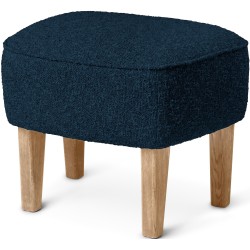 Ingeborg Pouf – Zero 006 Fabric + Natural oak - Audo Copenhagen