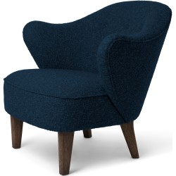 Fauteuil Ingeborg – Tissu Zero 006 + Chêne teinté foncé - Audo Copenhagen