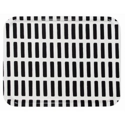 43x33cm - White / Black - Siena Tray - Artek