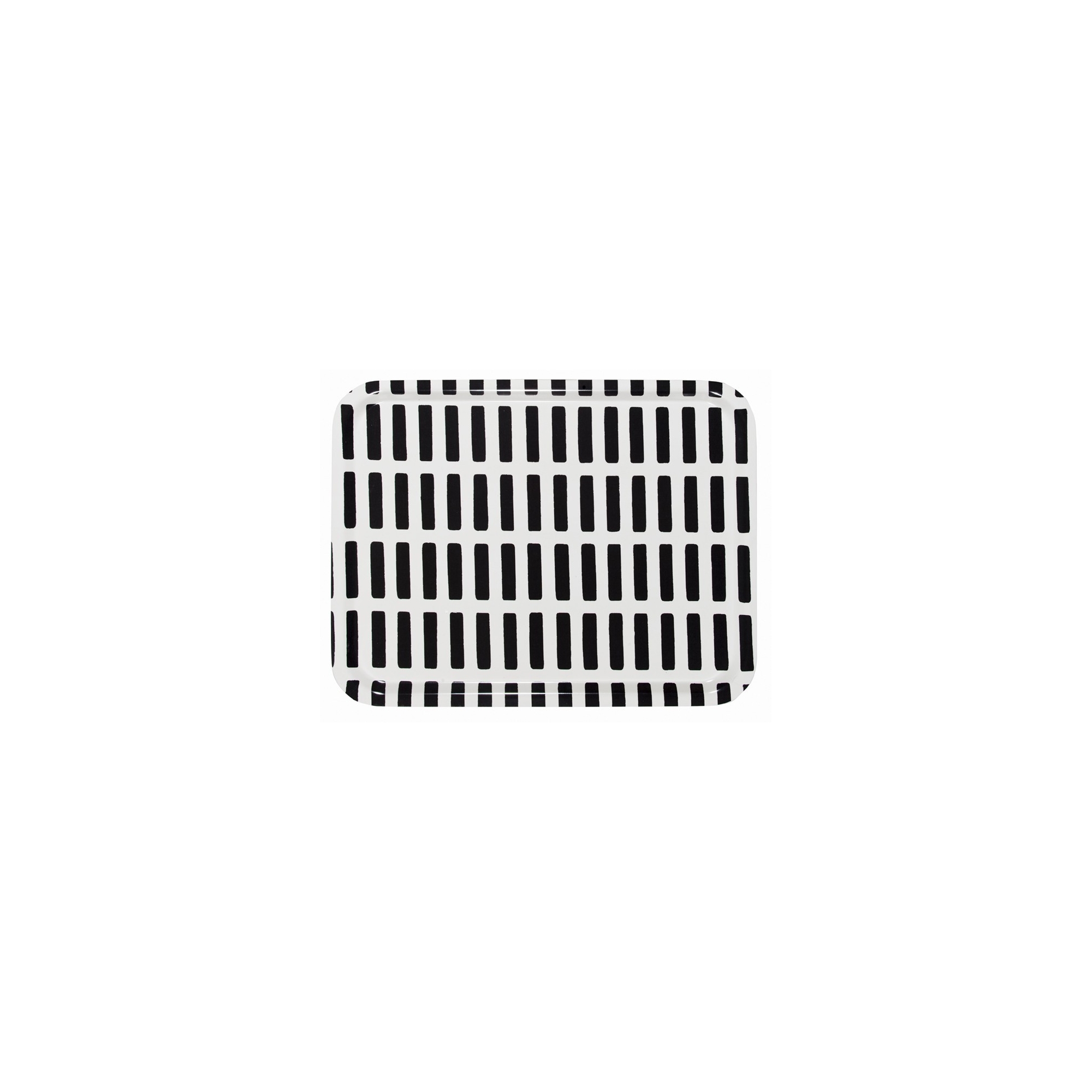 43x33cm - White / Black - Siena Tray - Artek