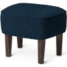 Ingeborg Pouf – Zero 006 Fabric + Dark stained oak - Audo Copenhagen