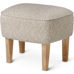 Ingeborg Pouf – Zero 012 Fabric + Natural oak - Audo Copenhagen