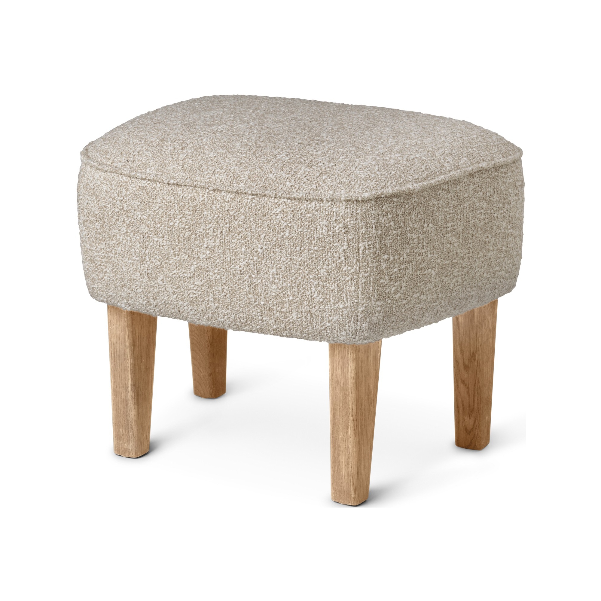 Ingeborg Pouf – Zero 012 Fabric + Natural oak - Audo Copenhagen