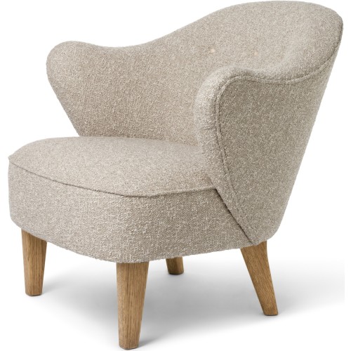 Fauteuil Ingeborg – Tissu Zero 012 + Chêne naturel - Audo Copenhagen