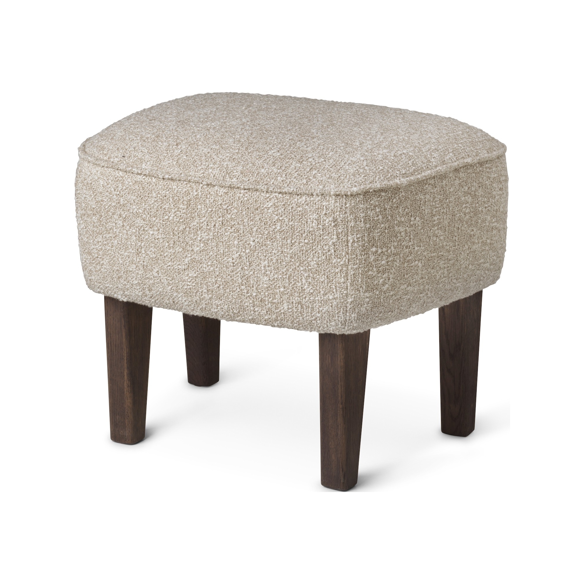 Ingeborg Pouf – Zero 012 Fabric + Dark stained oak - Audo Copenhagen