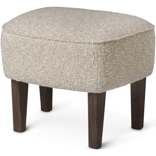 Pouf Ingeborg – Tissu Zero 012 + Chêne teinté foncé - Audo Copenhagen