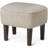 Ingeborg Pouf – Zero 012 Fabric + Dark stained oak - Audo Copenhagen