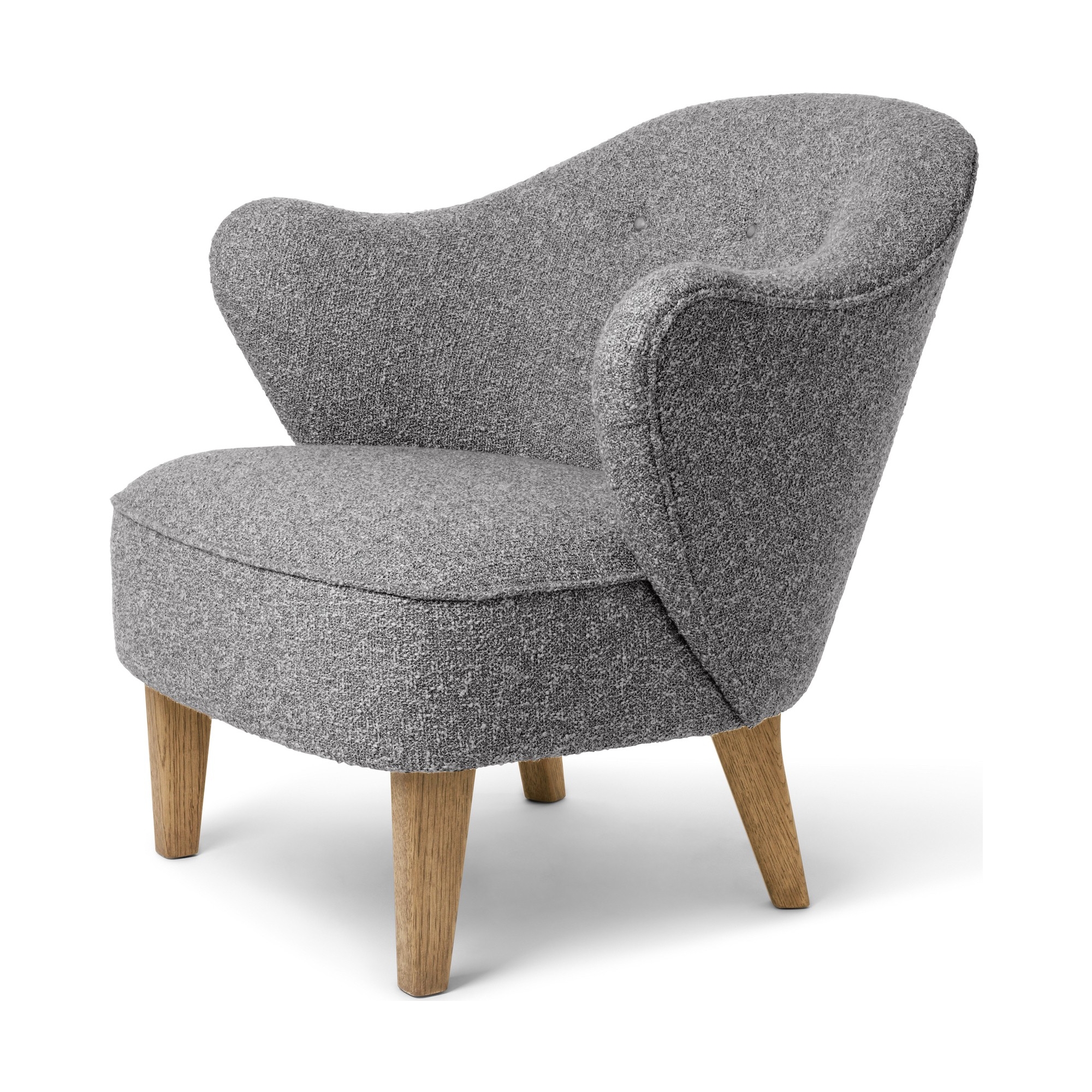 Fauteuil Ingeborg – Tissu Zero 016 + Chêne naturel - Audo Copenhagen