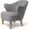 Fauteuil Ingeborg – Tissu Zero 016 + Chêne naturel - Audo Copenhagen