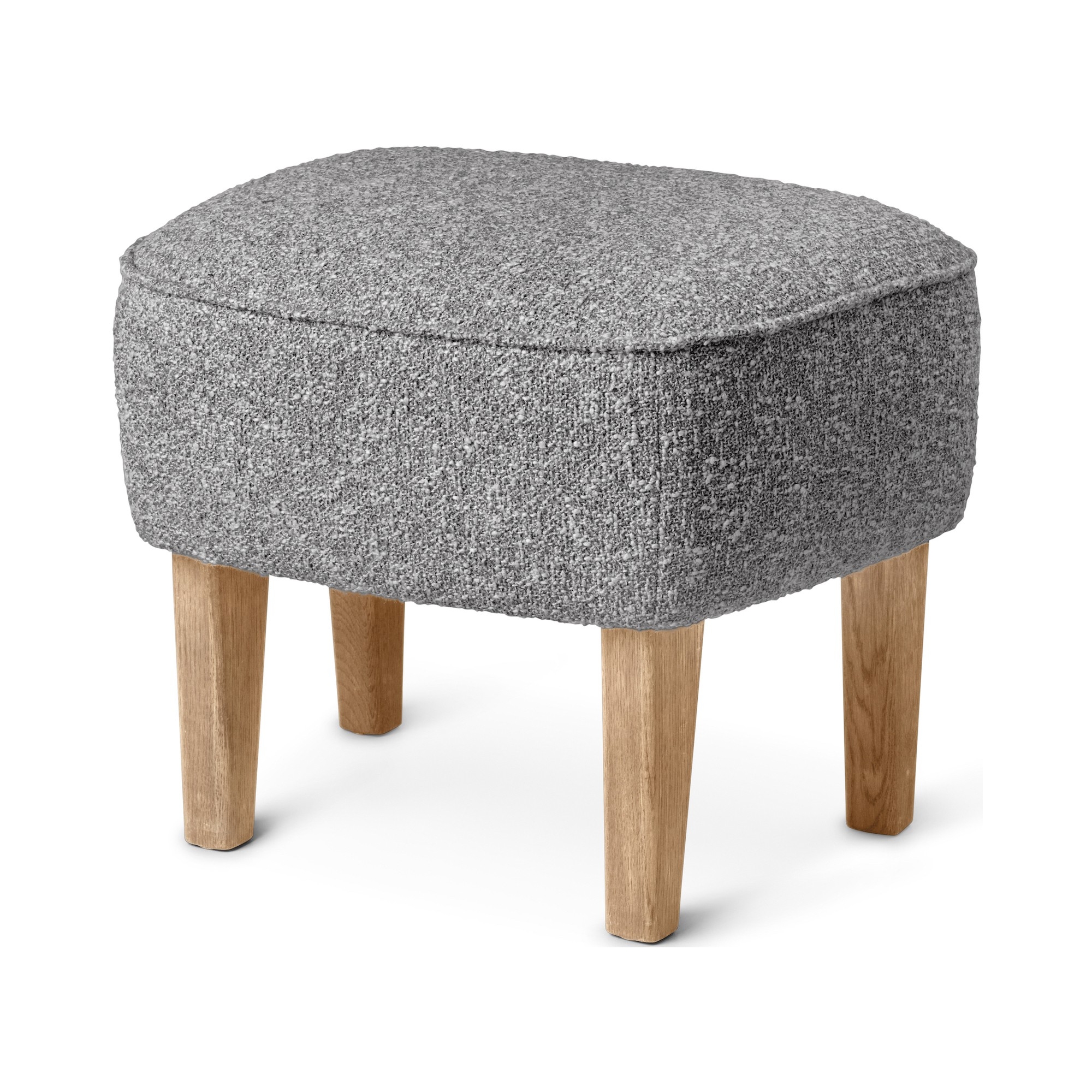 Ingeborg Pouf – Zero 016 Fabric + Natural oak - Audo Copenhagen