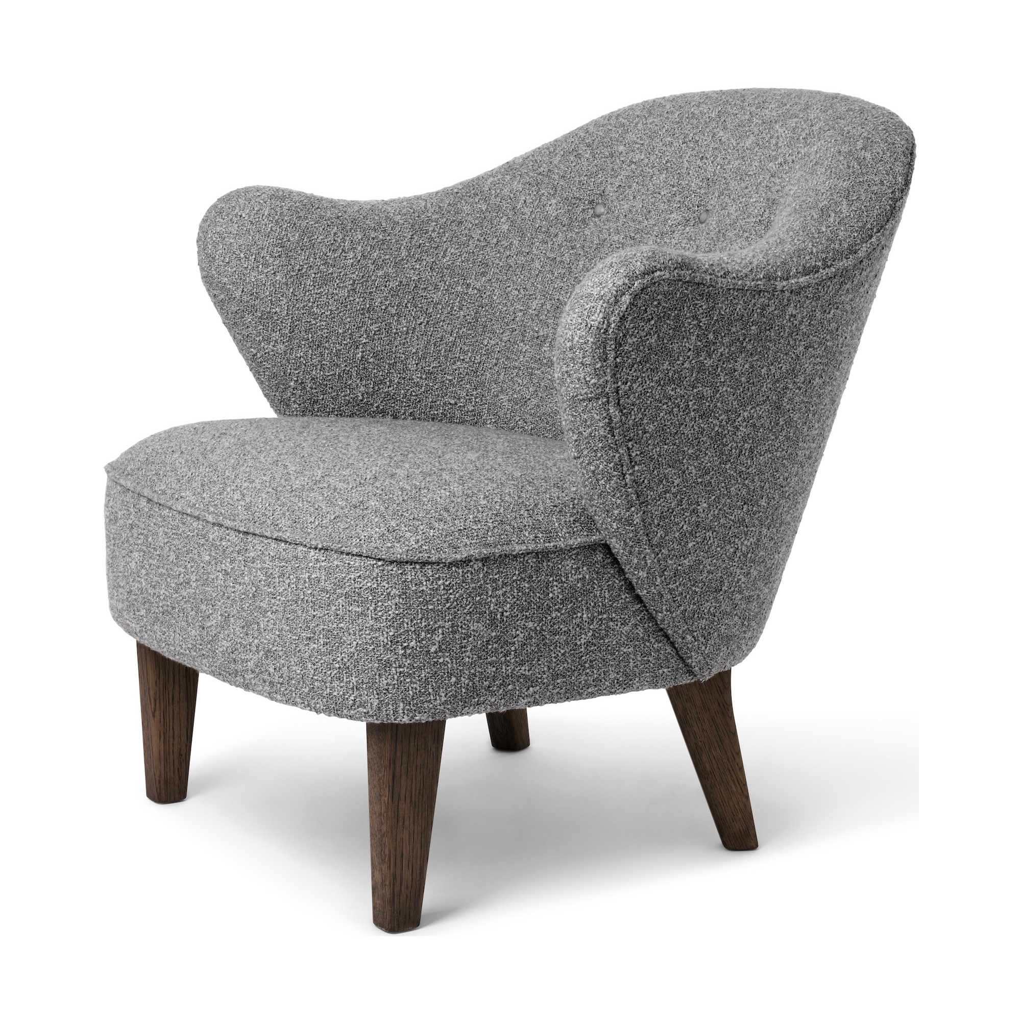 Fauteuil Ingeborg – Tissu Zero 016 + Chêne teinté foncé - Audo Copenhagen