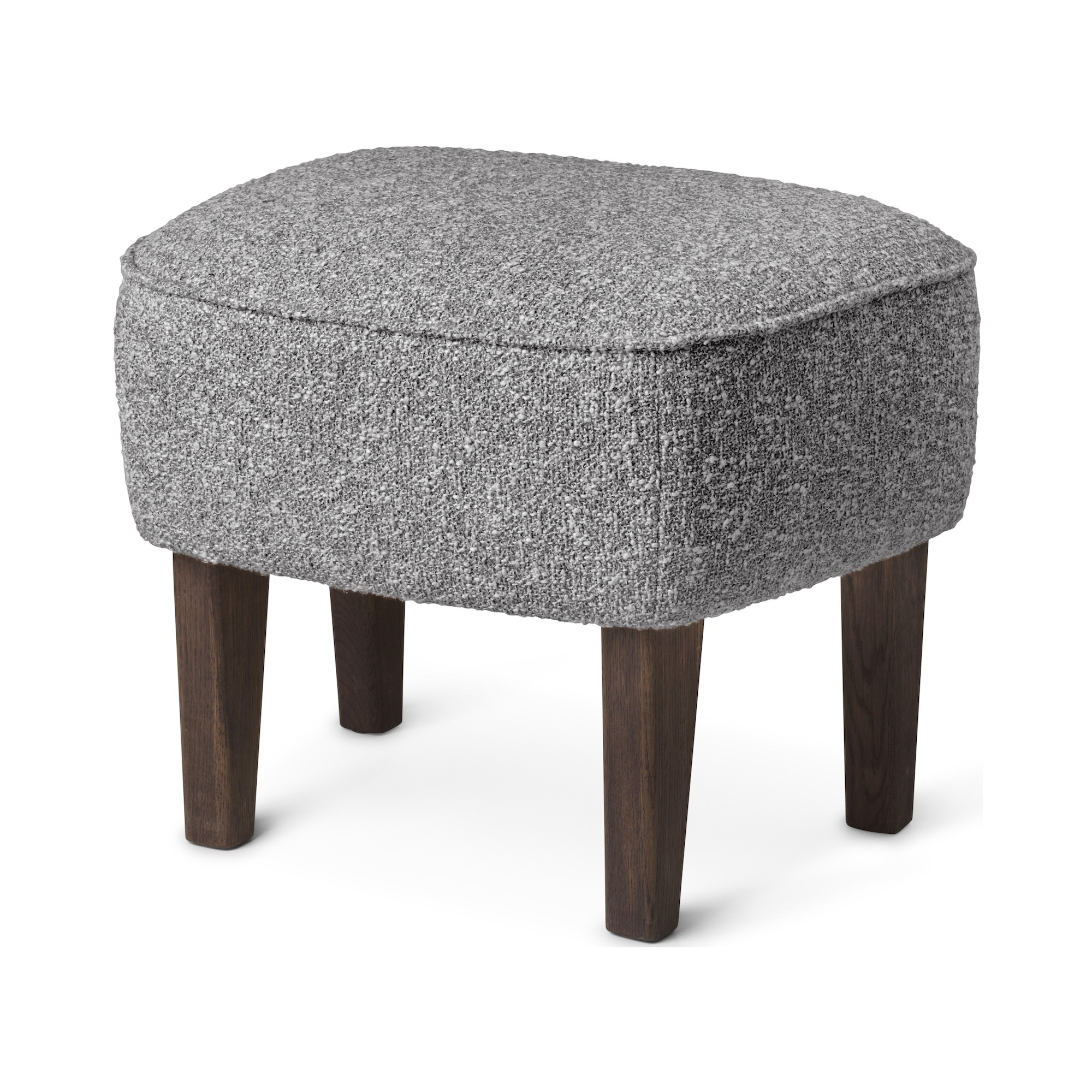 Ingeborg Pouf – Zero 016 Fabric + Dark stained oak - Audo Copenhagen