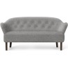 Ingeborg Sofa – Zero 016 Fabric + Dark stained oak - Audo Copenhagen