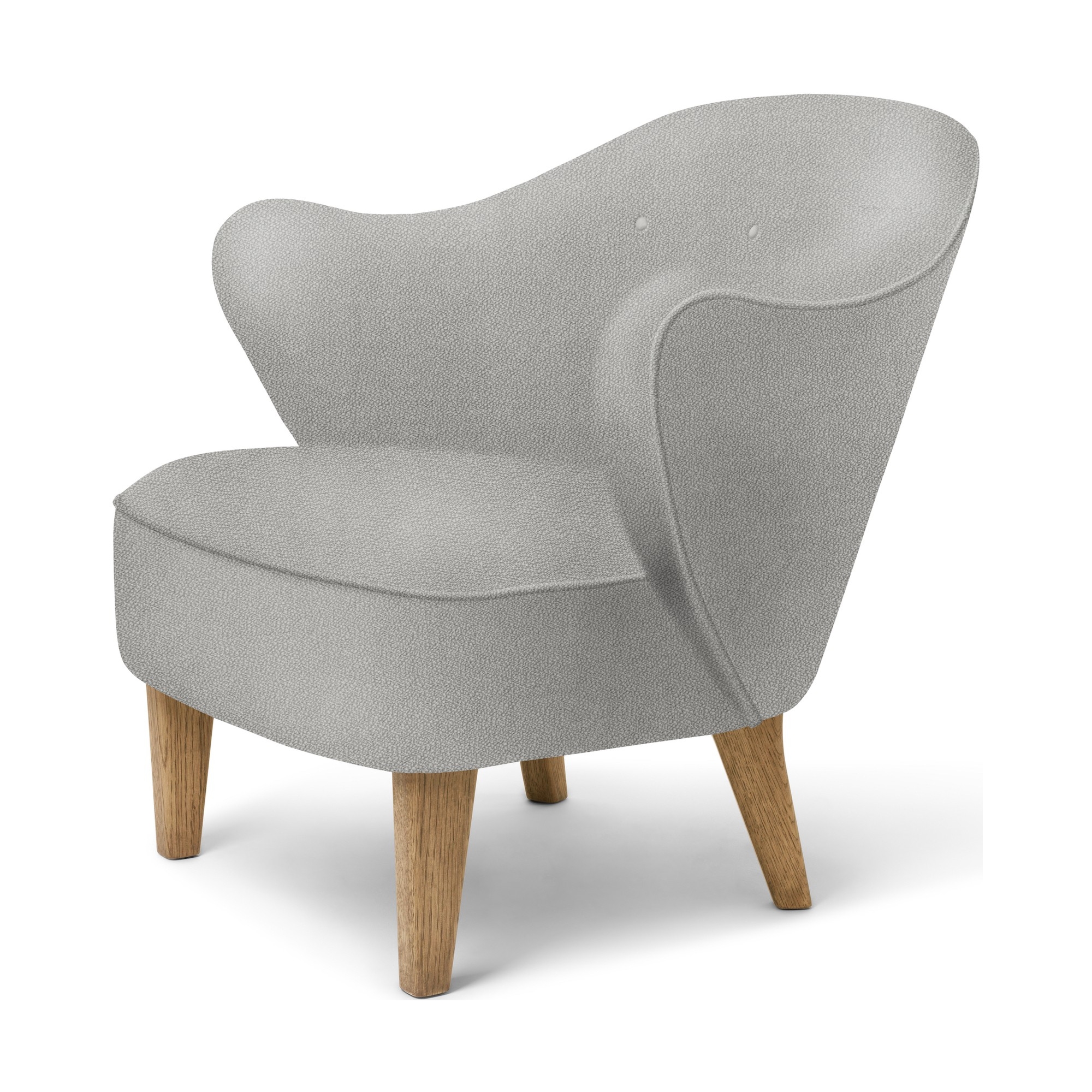 Fauteuil Ingeborg – Tissu Vidar 123 + Chêne naturel - Audo Copenhagen