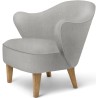 Fauteuil Ingeborg – Tissu Vidar 123 + Chêne naturel - Audo Copenhagen