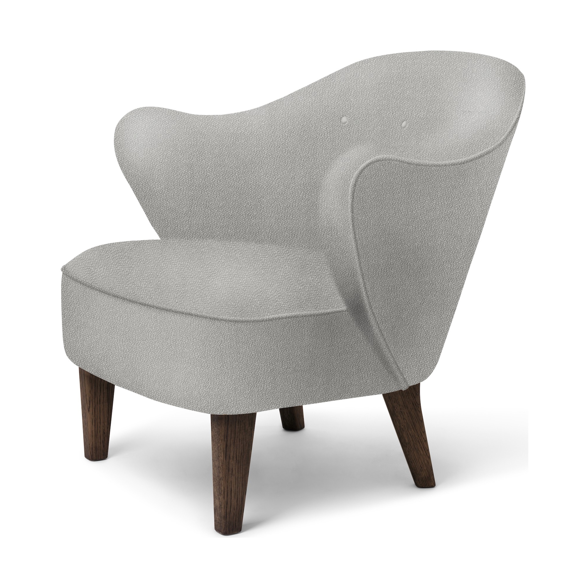 Fauteuil Ingeborg – Tissu Vidar 123 + Chêne teinté foncé - Audo Copenhagen