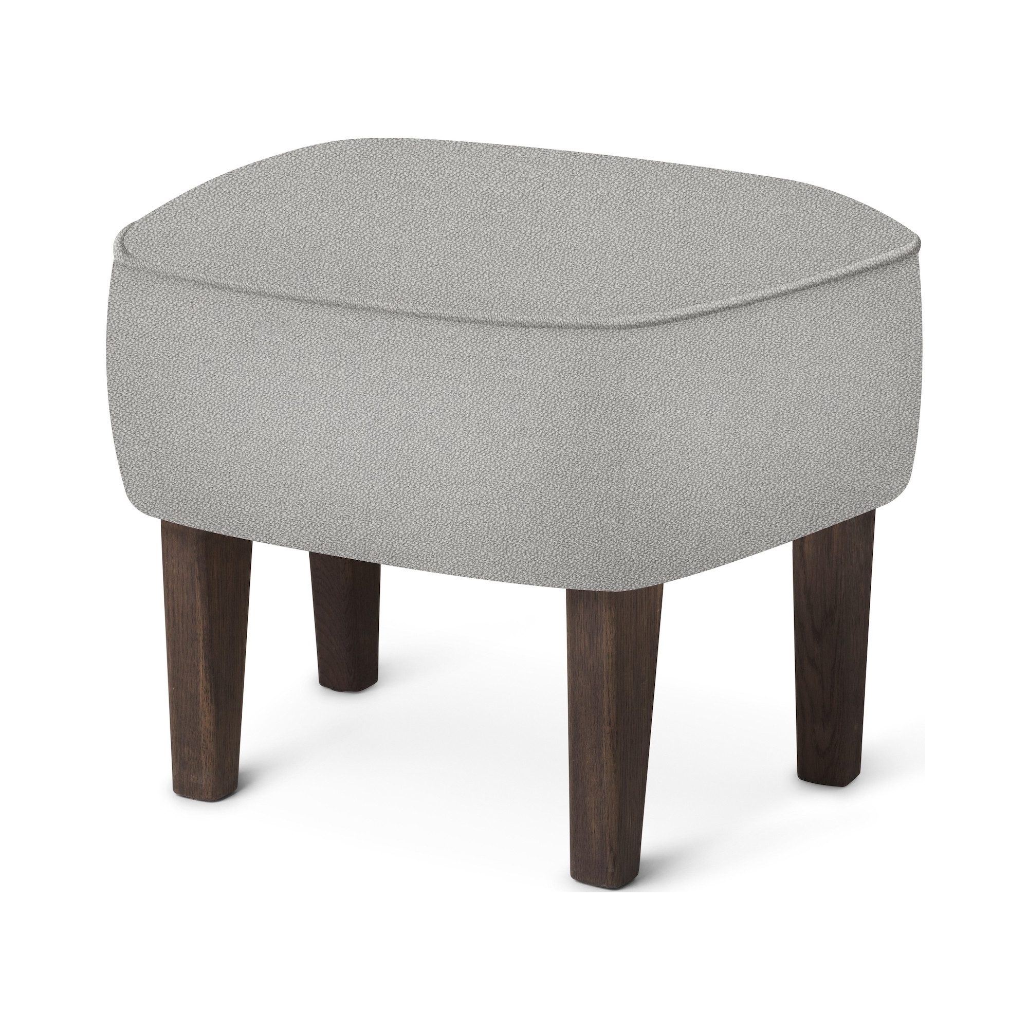 Ingeborg Pouf – Vidar 123 Fabric + Dark stained oak - Audo Copenhagen