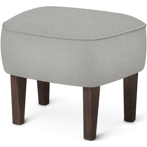 Ingeborg Pouf – Vidar 123 Fabric + Dark stained oak - Audo Copenhagen