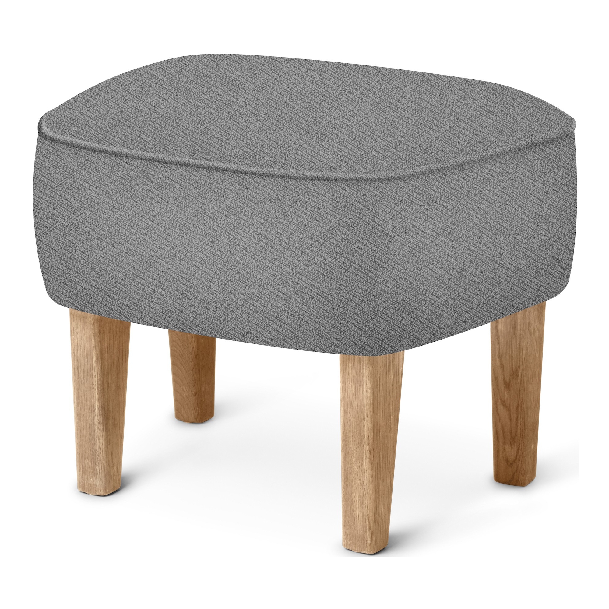 Ingeborg Pouf – Vidar 133 Fabric + Natural oak - Audo Copenhagen