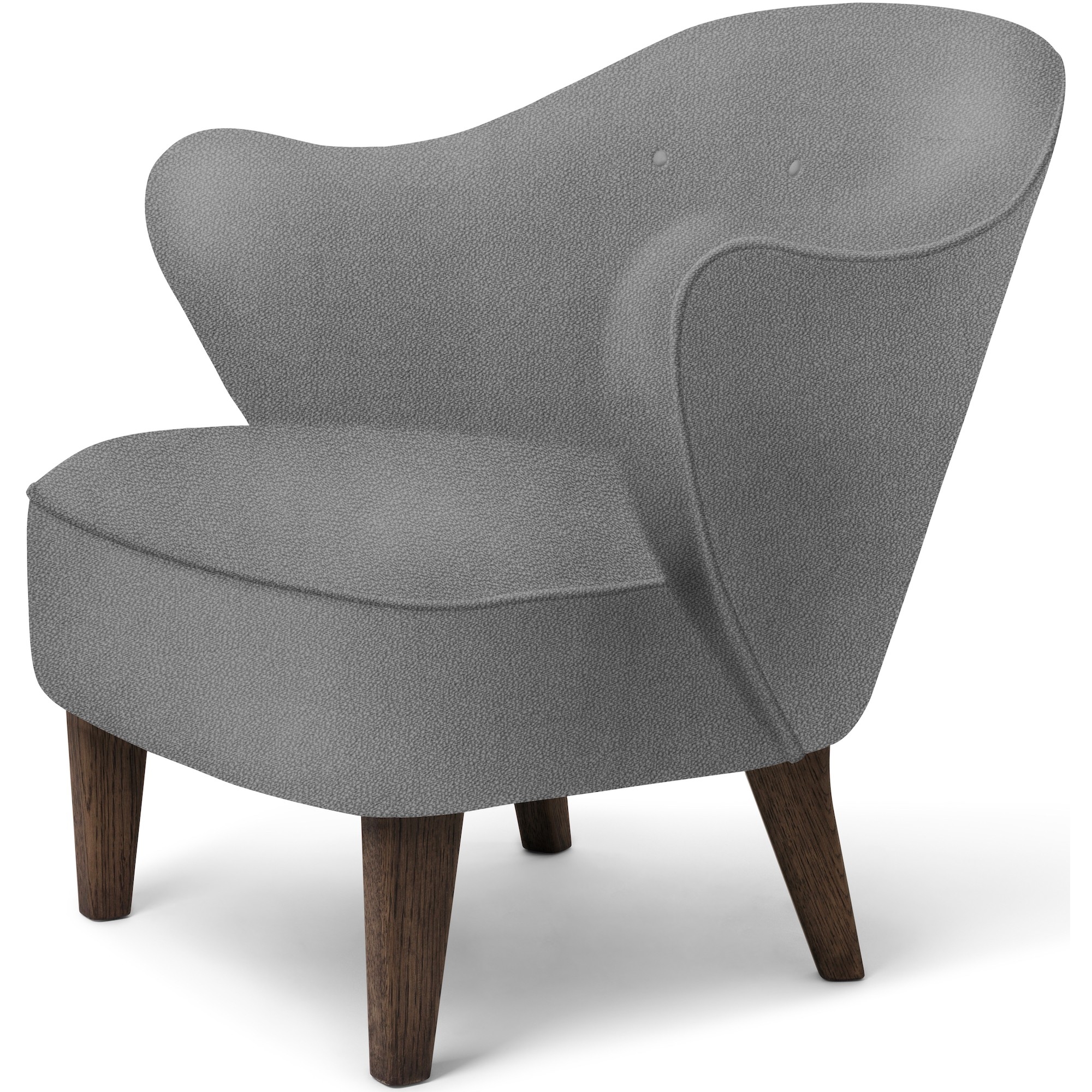 Fauteuil Ingeborg – Tissu Vidar 133 + Chêne teinté foncé - Audo Copenhagen