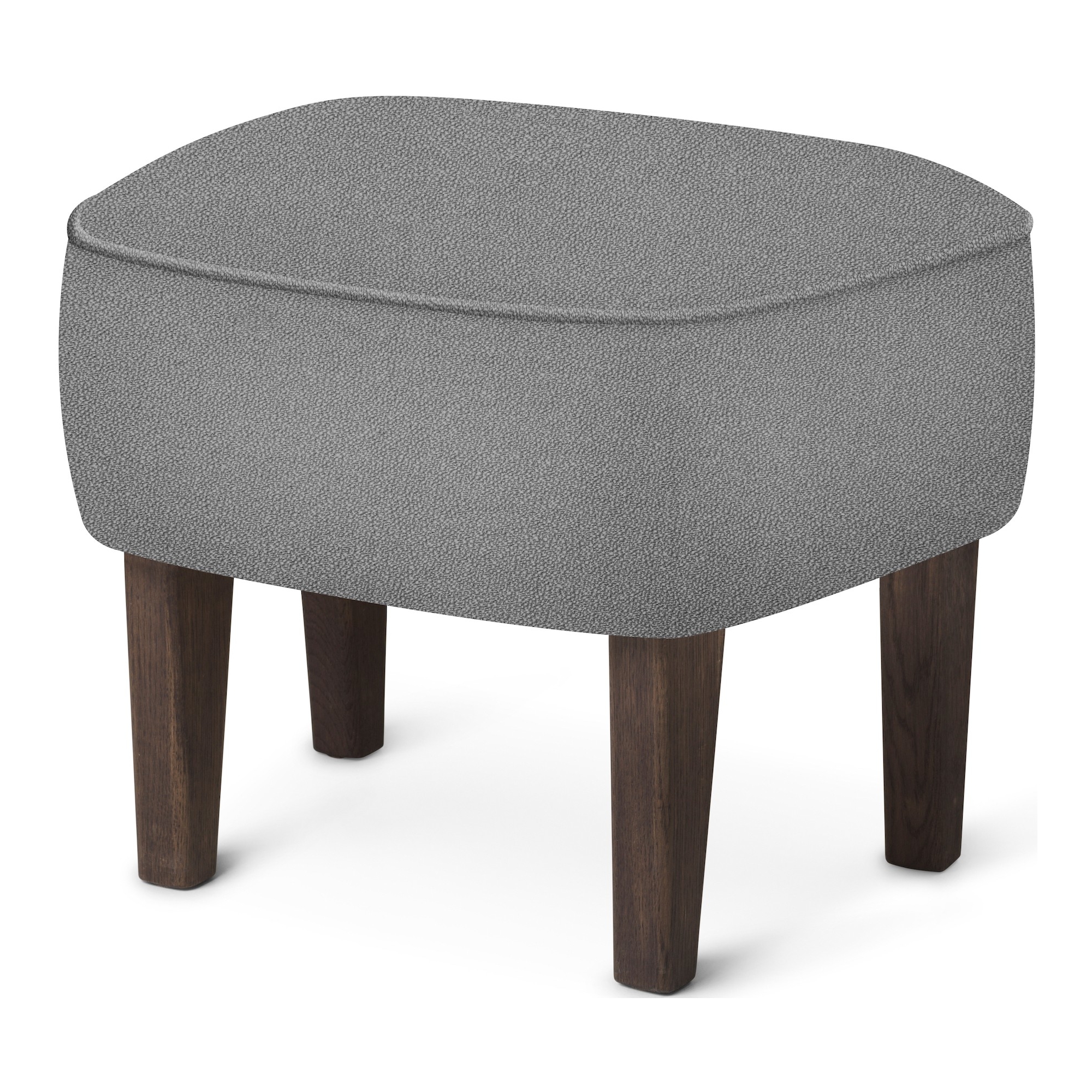 Ingeborg Pouf – Vidar 133 Fabric + Dark stained oak - Audo Copenhagen