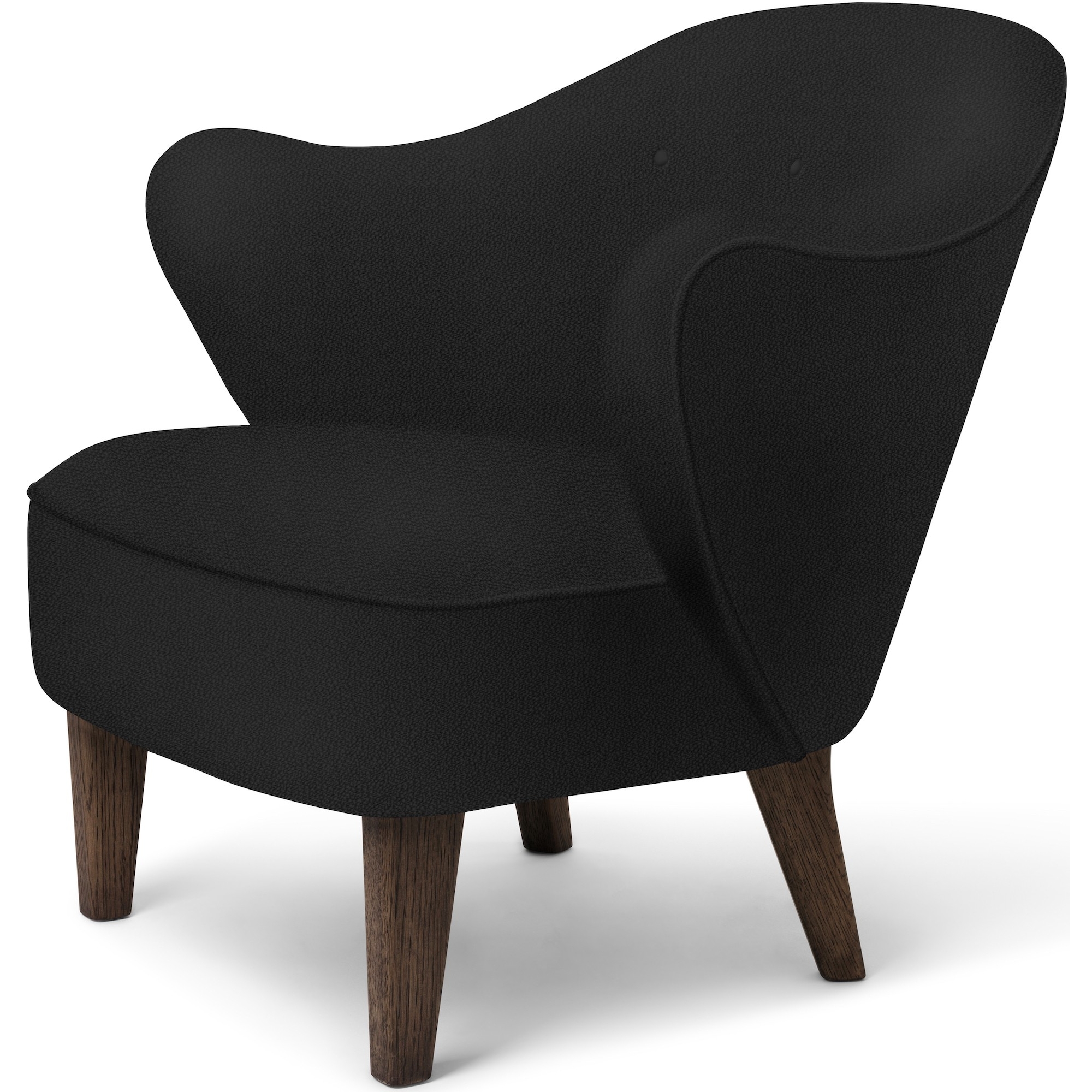 Fauteuil Ingeborg – Tissu Vidar 182 + Chêne teinté foncé - Audo Copenhagen