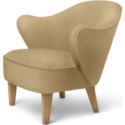 Fauteuil Ingeborg – Tissu Vidar 323 + Chêne naturel - Audo Copenhagen