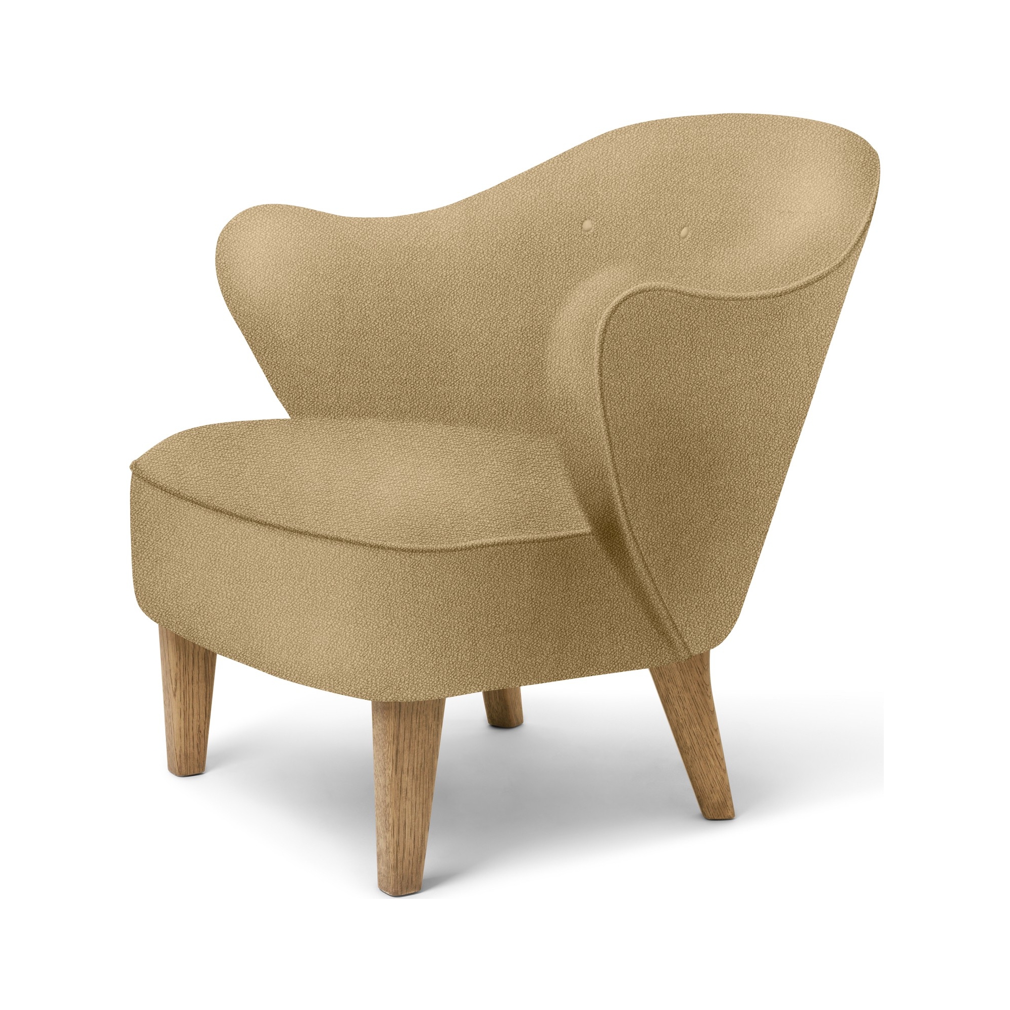 Fauteuil Ingeborg – Tissu Vidar 323 + Chêne naturel - Audo Copenhagen